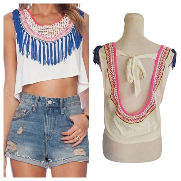 Revolve | 6 Shore Road AM to PM Backless Crop Top - Picture 1 of 11